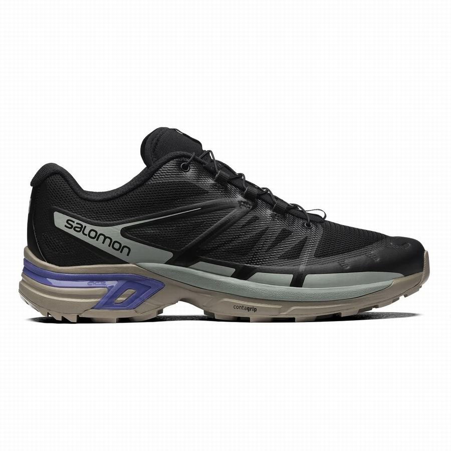 Salomon Xt-wings 2 Adidasi Alergare Trail Barbati Negrii (TRW8426IS)